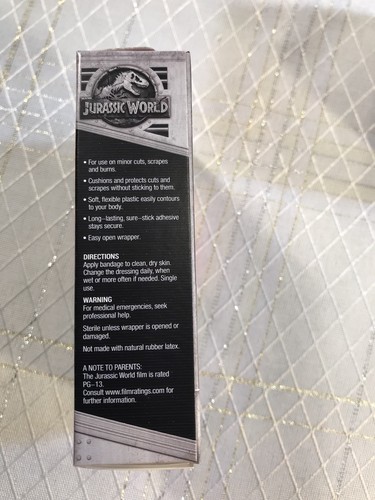 Jurassic World Assorted Fun Designs Adhesive Band Aid Bandages 3 Pkgs 20ct each