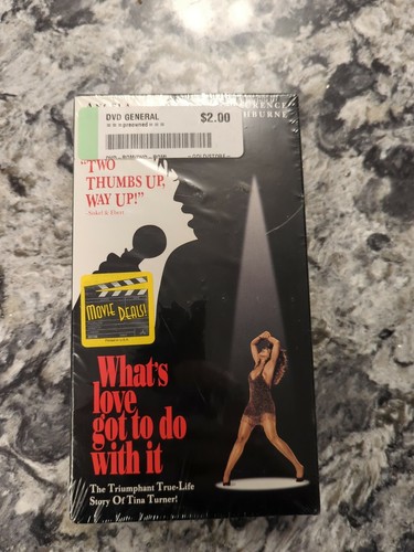 What’s Love Got to Do With It (VHS, 1994) NEW SEALED Vintage Laurence Fishburne