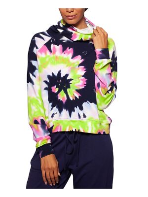 Женский белый топ с длинными рукавами BETSY & ADAM Tie Dye M