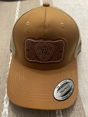 Ariat Hat Leather Emblem 