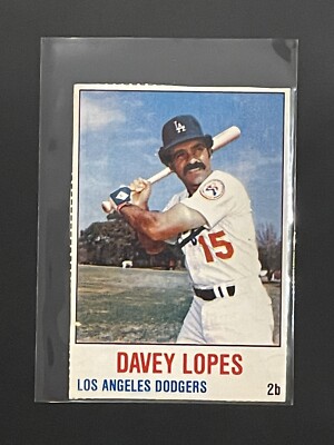 Davey Lopes 1978 Hostess Baseball Card LA Dodgers #112 Fair Condition