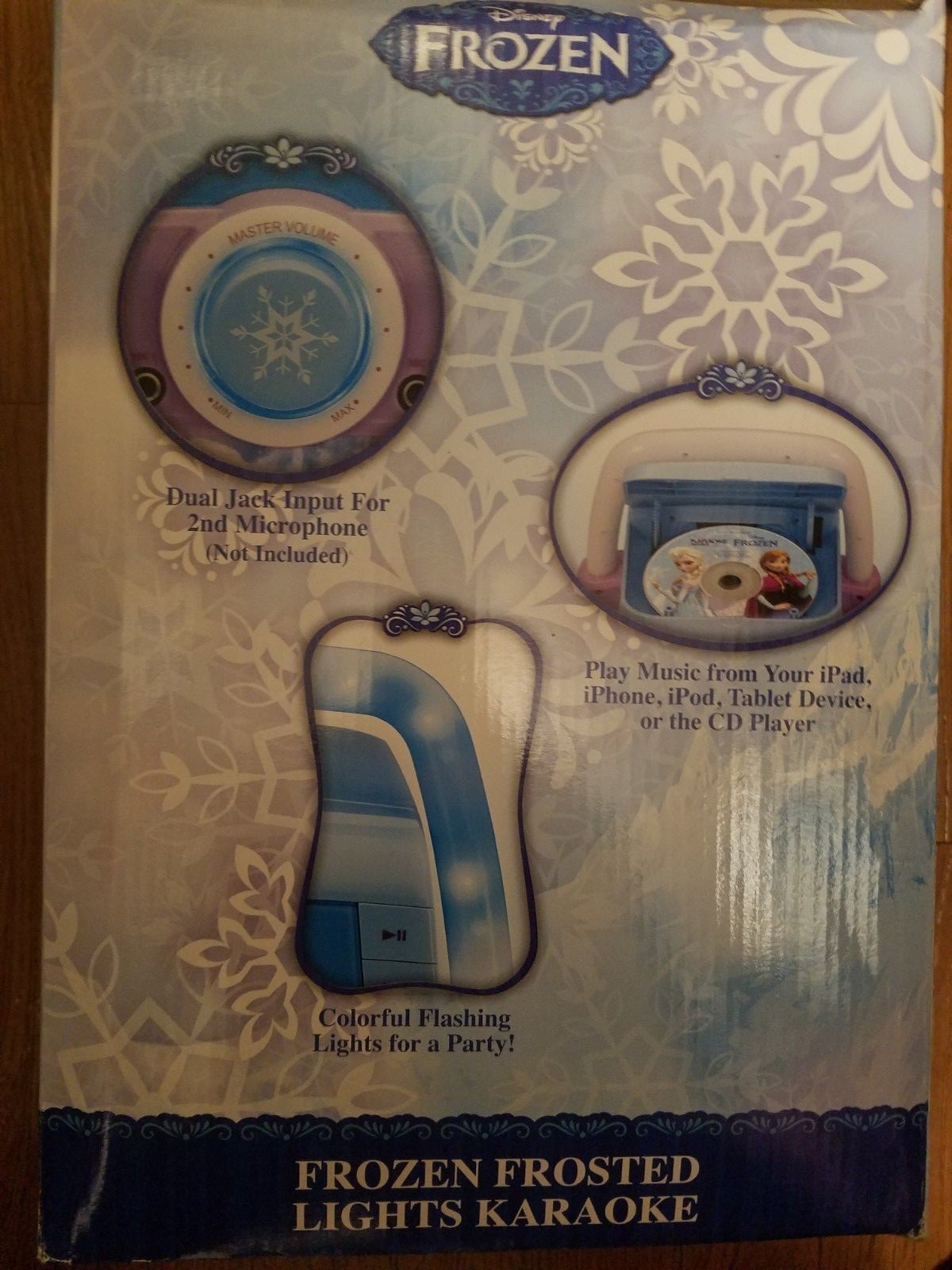 Frozen Flashing Lights Karaoke Machine