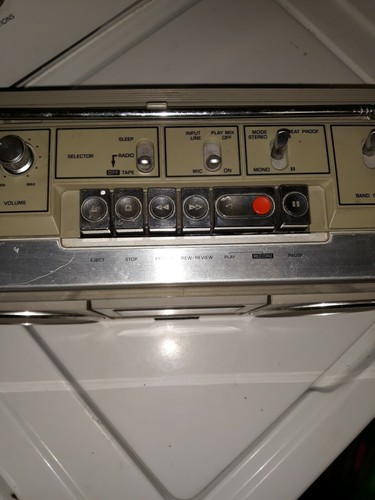Vintage Panasonic Rx 5090 boombox silver good condition