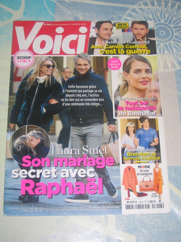Voici 1616 - Laura Smet, Charlotte Casiraghi, Emma Watson, Camille Combal, Craig