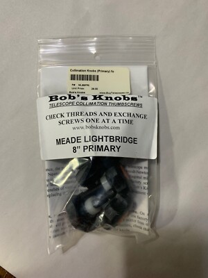 Bob's Knobs Collimation Thumbscrews for Meade Lightbridge 8'' Primary (MLB8PRI)