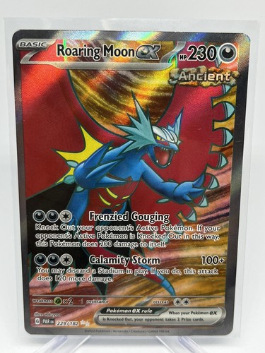 moon　ポケモンカード Pokemon TCG Roaring Moon ex Full Art Ultra Rare Holo 229/182