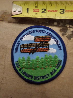 BSA 100th Anniversary Wright Brothers 100th Anniversary Patch