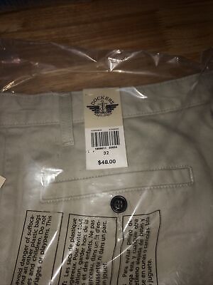 Dockers Perfect Short Mens Classic Fit Size 32 Color:  Beige New