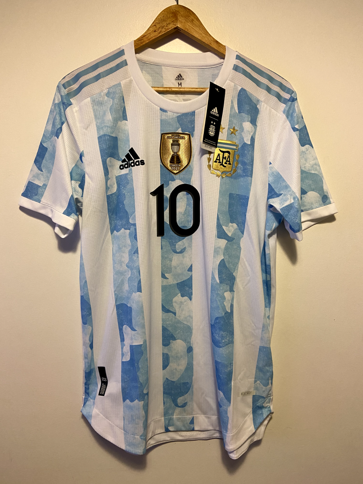 Argentyna Autentyczna koszulka 20-21 Messi Official Adidas FS6568