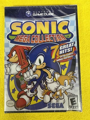 Sonic Mega Collection (GameCube, 2002) Factory Sealed Rare Black Label Variant