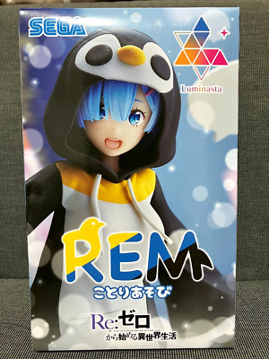 Re:Zero Starting Life in Another World Rem Figure Luminasta Penguin Little Bird
