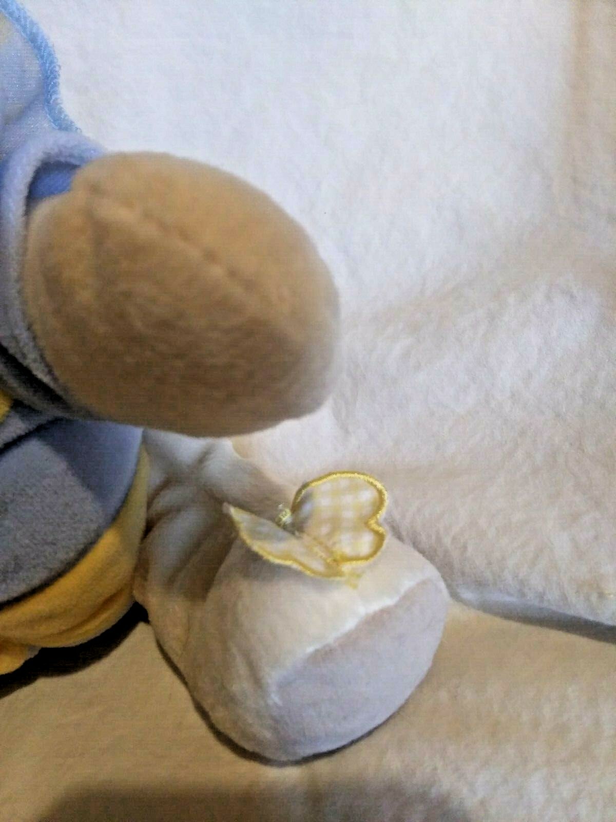 Fisher Price Nature Bearries Bumble Bee Teddy Bear Yellow Blue Plush Animal 2003