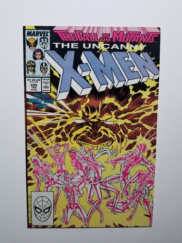 Uncanny X-Men #226 Fall of the Mutants (Marvel 1988) Chris