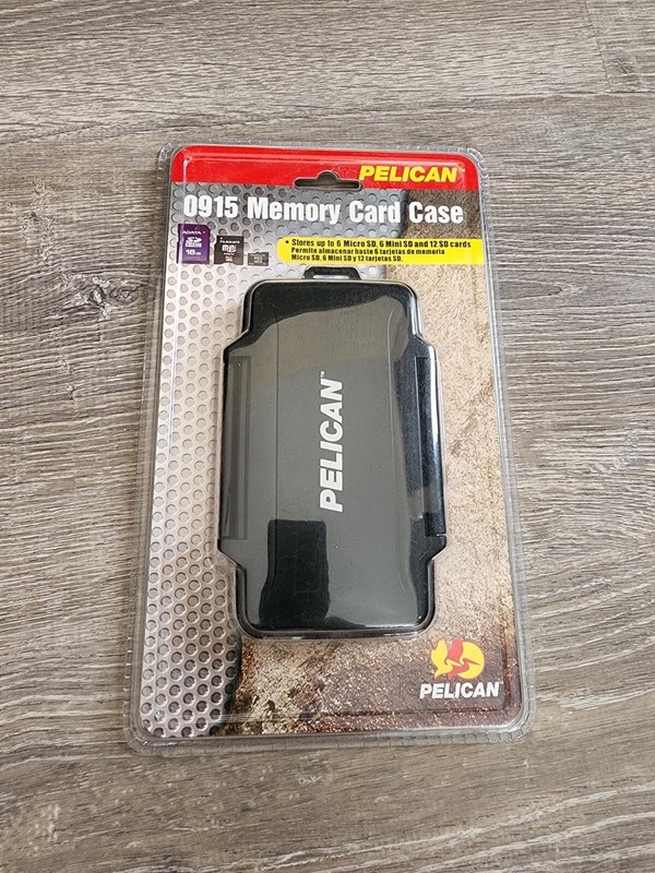 Pelican 0915 SD Memory Card Case (Black)