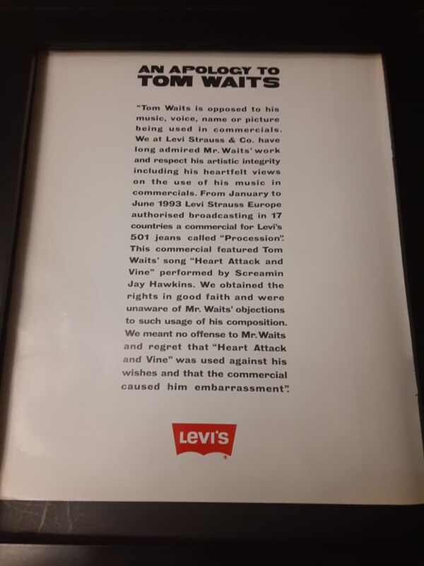 Tom Waits Levi