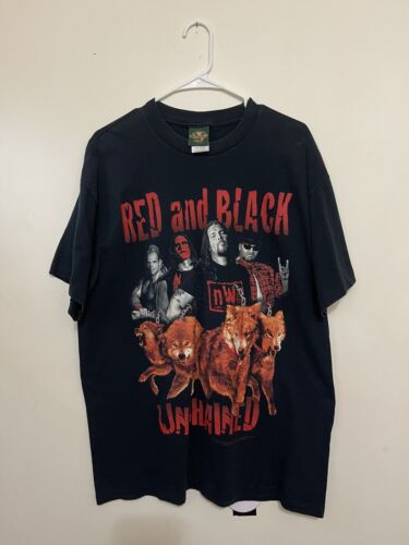 WCW NWO T-shirt XL NWO Wolfpack Unchained 1998 Red Sting WCW NWO T-shirt XL NWO Wolfpack Unchained 1998 Red Sting