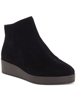 

LUCKY BRAND Женские черные ботильоны на танкетке на молнии, 1 дюйм, 7,5, Черный, LK-KARMEYA