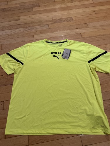 ★★PUMA★★ BVB Prematch SS Jersey 77420001 Puma 2025 Borussia Dortmund Men's Prematch SS Soccer Jersey