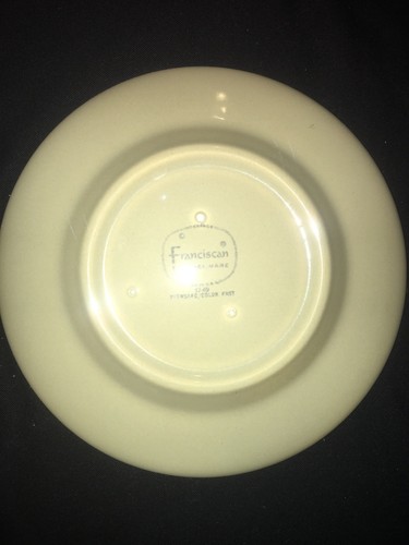 Franciscan Pebble Beach  bread and butter plates Mid Century Modern