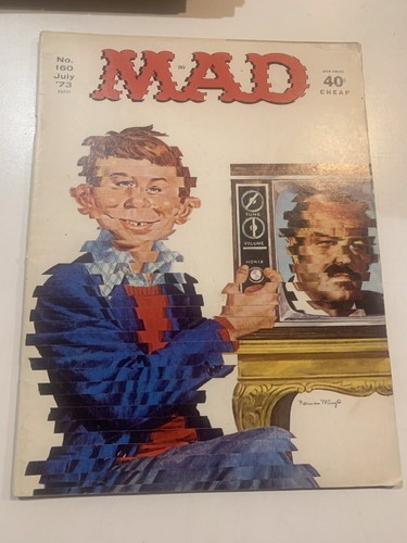 Mad #160 July 1973 - Cannonball Peanuts TV Show Alfred Neumann & Norman Mingo