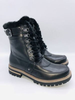 

KHOMBU женские черные кружевные походные ботинки Reese с круглым носком на блочном каблуке 7 м, Черный, REESE-KH