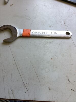 Wright Tool 1-1/4'' 30 Degree Angle Service Open End Wrench 1440 Made in the USA