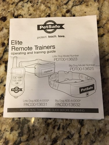 PetSafe Elite Little Dog Remote Trainer Model PDT00-13623 for  Dogs under 40 lb