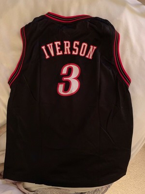 allen iverson youth black jersey