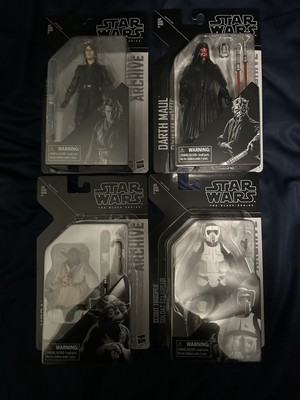 Star Wars Black Series Lot Archive 28 Figures Anakin Skywalker Bossk IG-88 Etc.