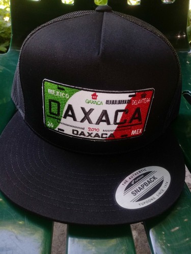 Oaxaca Mexico   License plate Trucker Hat Brand New Ships Now !!!