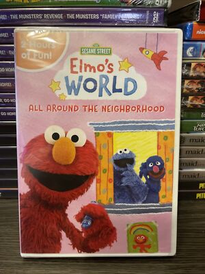 Elmo's World: All Around the Neighborhood (DVD, 2022) Sesame Street! BRAND NEW!