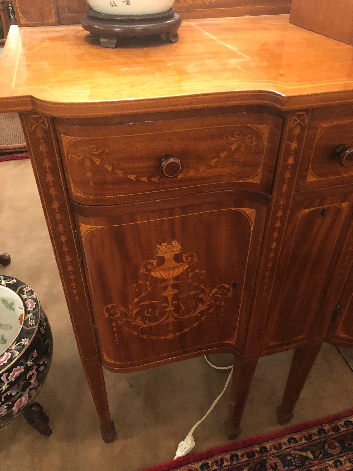 Circa 1910 English Edwardian Sideboard