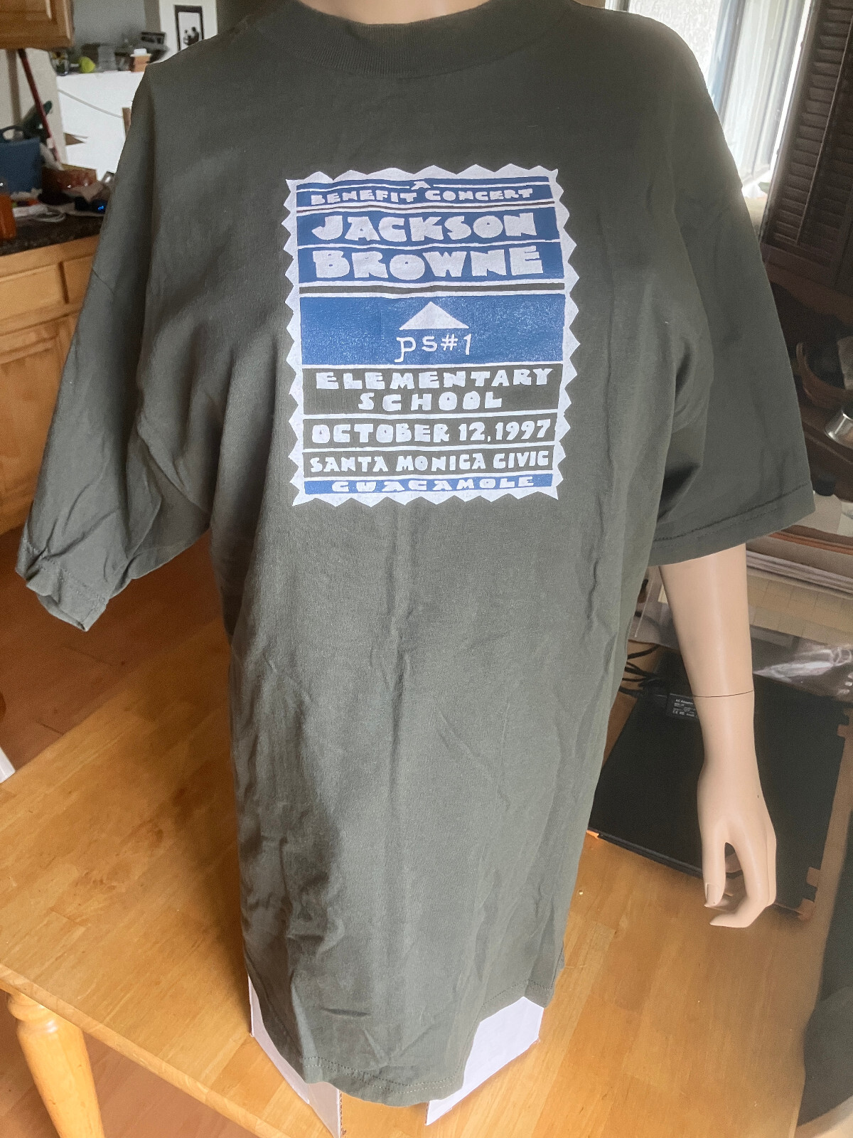 Jackson Browne '97 ベネフィット Tシャツ Jackson Browne '97 ベネフィット Tシャツ Santana Jackson