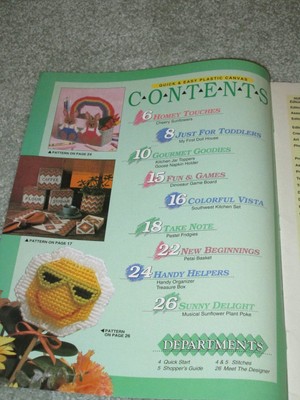 QUICK & EASY PLASTIC CANVAS MAGAZINE No. 29 MY FIRST DOLL HOUSE Apr/May 94 RARE