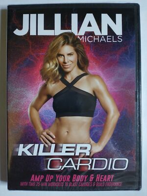 Jillian Michaels Killer Cardio DVD Fitness Training Workout Exercise Video NEW