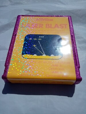 atari 2600 games Custom Laser Blast Cartridge. HIT SEE FULL DESCRIPTION.