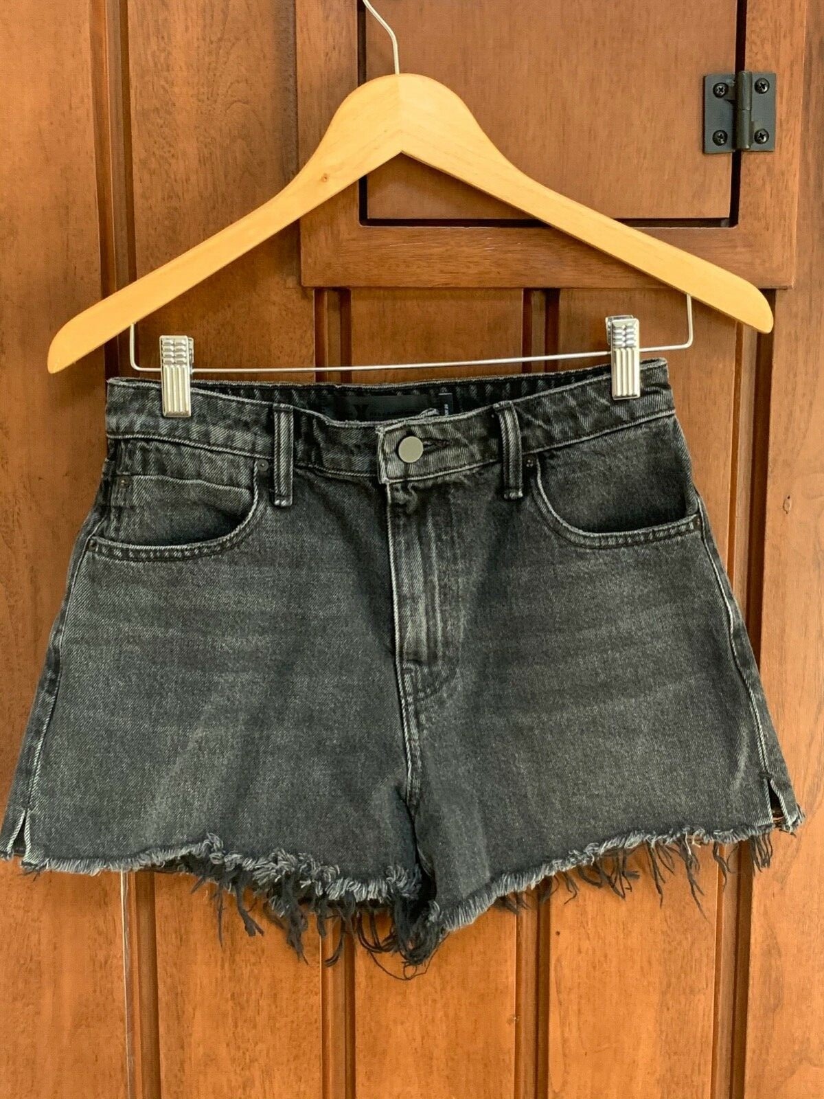 ショーツ ALEXANDER WANG DENIM SHORTS SHORTY HIGH-RISE SHORT IN DENIM in VINTAGE MEDIUM INDIGO