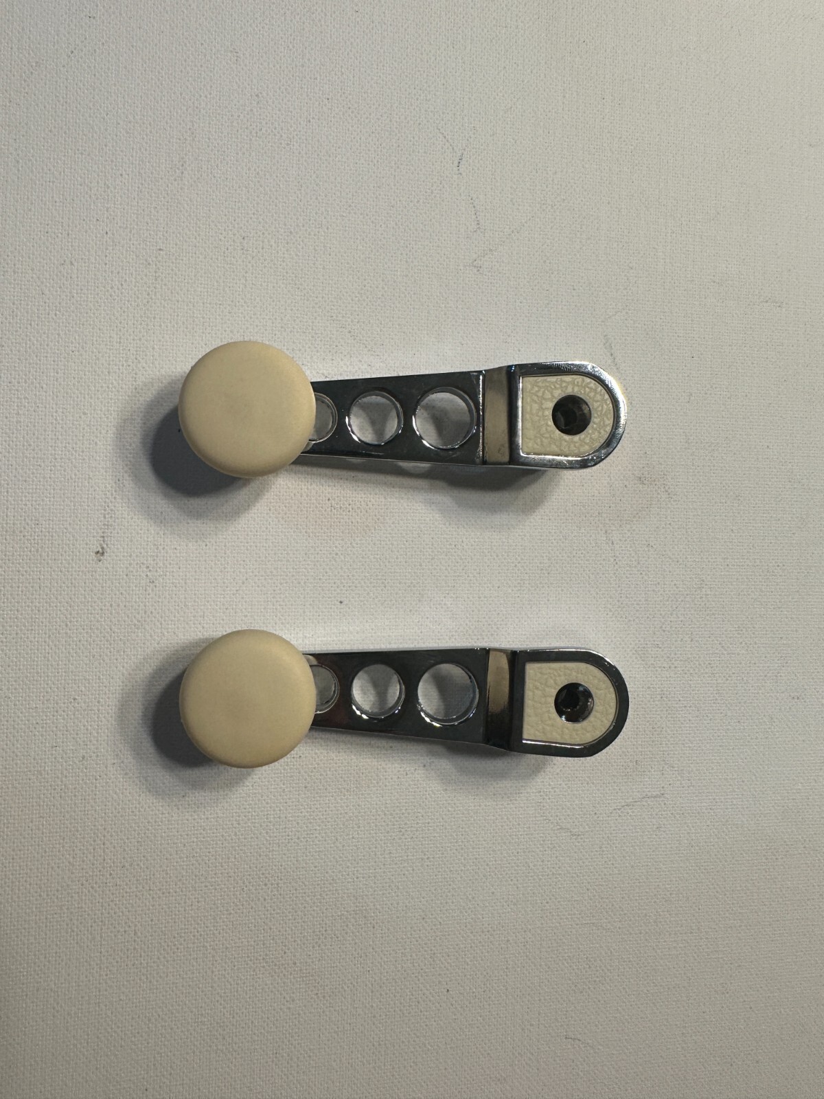 VW Pair (2pc) Window Crank Handle Ivory Bug Thing Beetle Karmann Ghia Bus Type 3