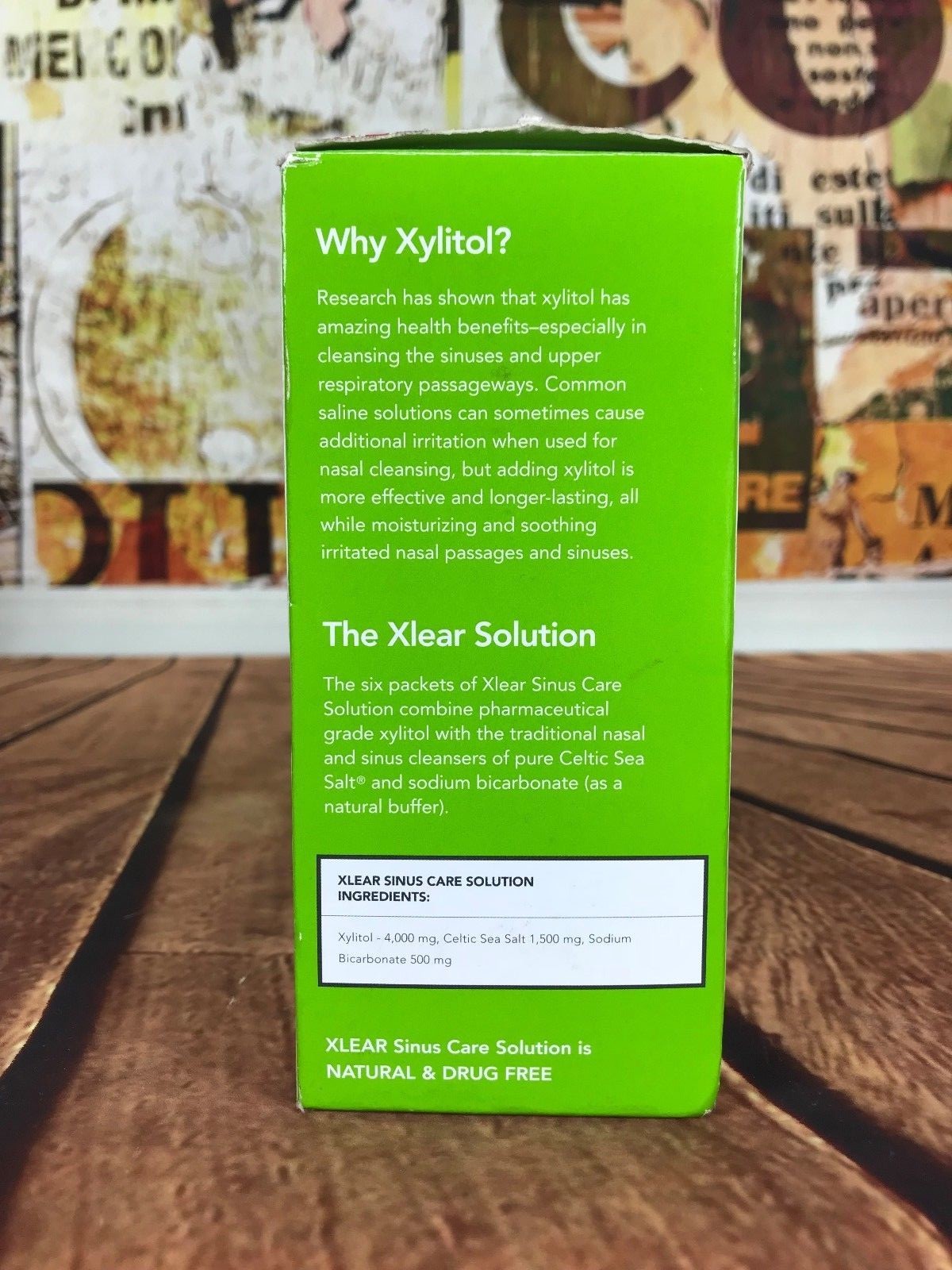 XLEAR Sinus Care Rinse System Fast Relief Breath Easy Cleans Soothes Protects