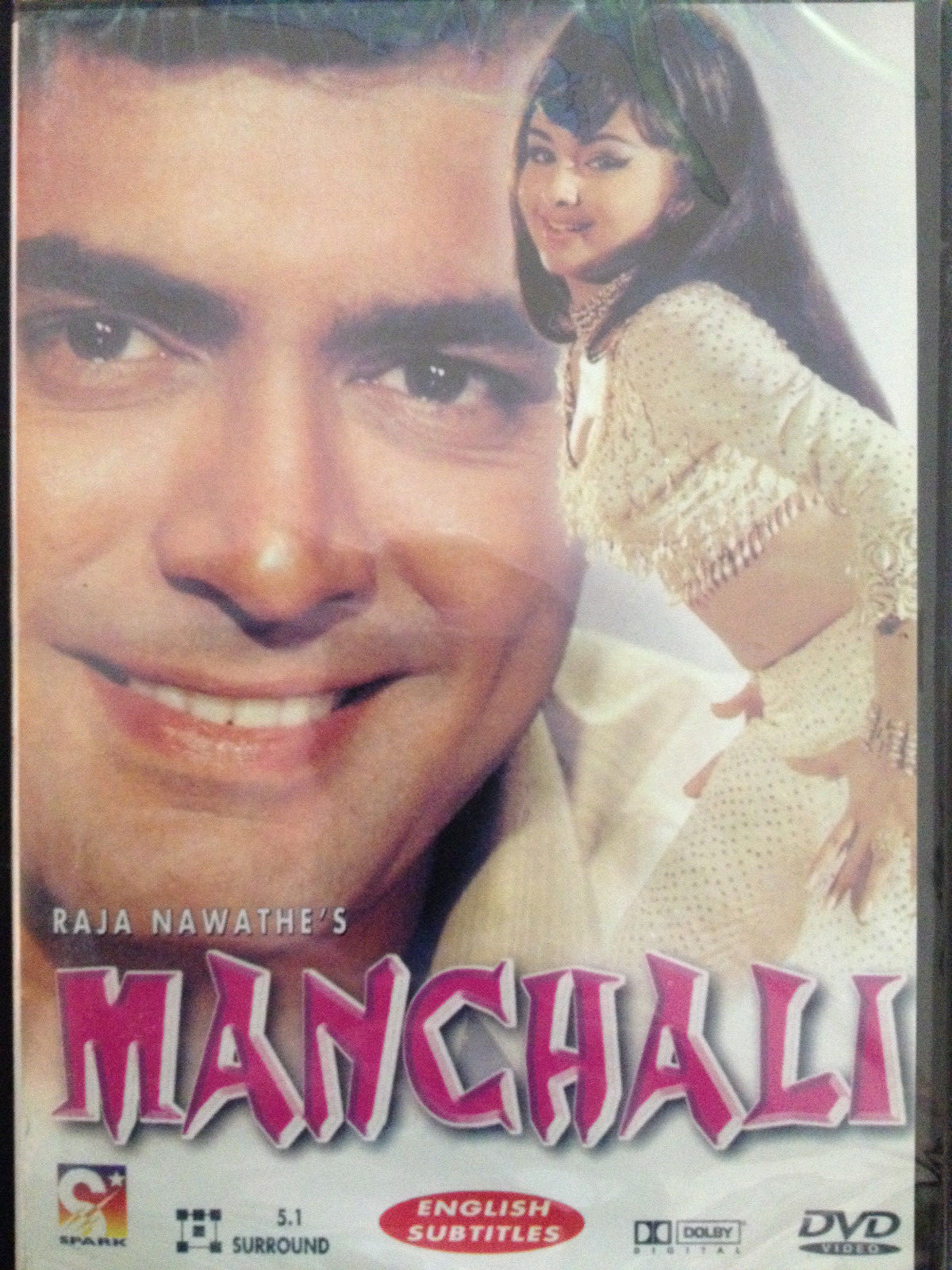 Manchali, DVD, Bollywood Film (Spark Ent.) Hindu Language