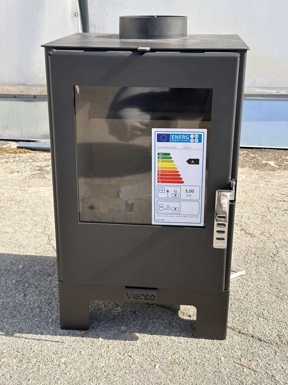 Verso 2L Kaminofen 5 kW – Holzofen, A Effizienz, kompakt & umweltfreundlich