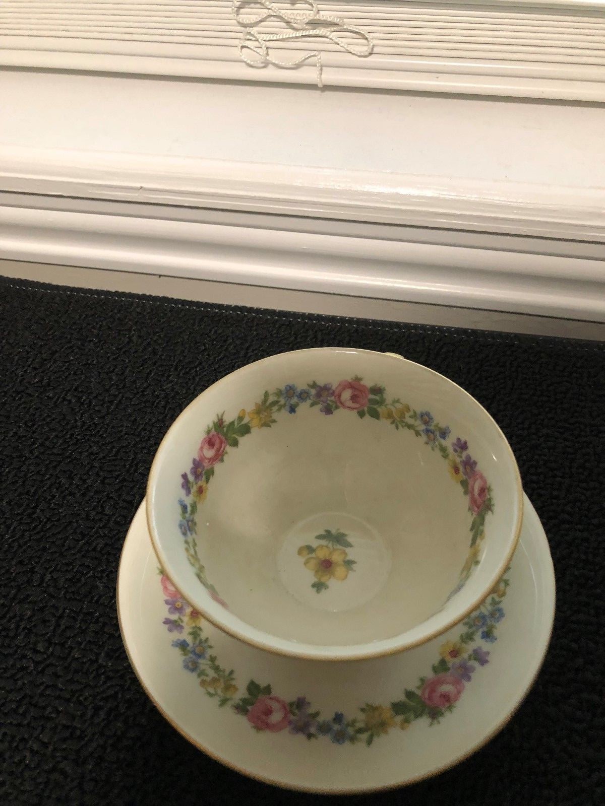 Czechoslovakia China Design # 23458  set of cups & saucers pre-owned