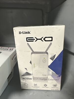 D-Link DAP-1620 AC 1300 Wi-Fi Range Extender 802.11 ac/g/n/a 2.4G & 5GHz