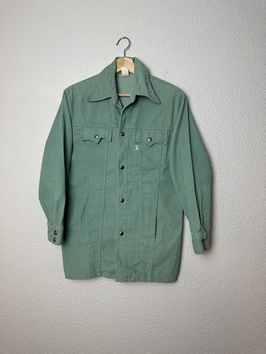 Vintage 1970s Levi's Big 'E' Red Line Tag Tan Corduroy