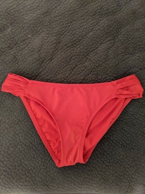 

Женские красные трусы бикини MOSSIMO SUPPLY CO. с язычками по бокам, Красный