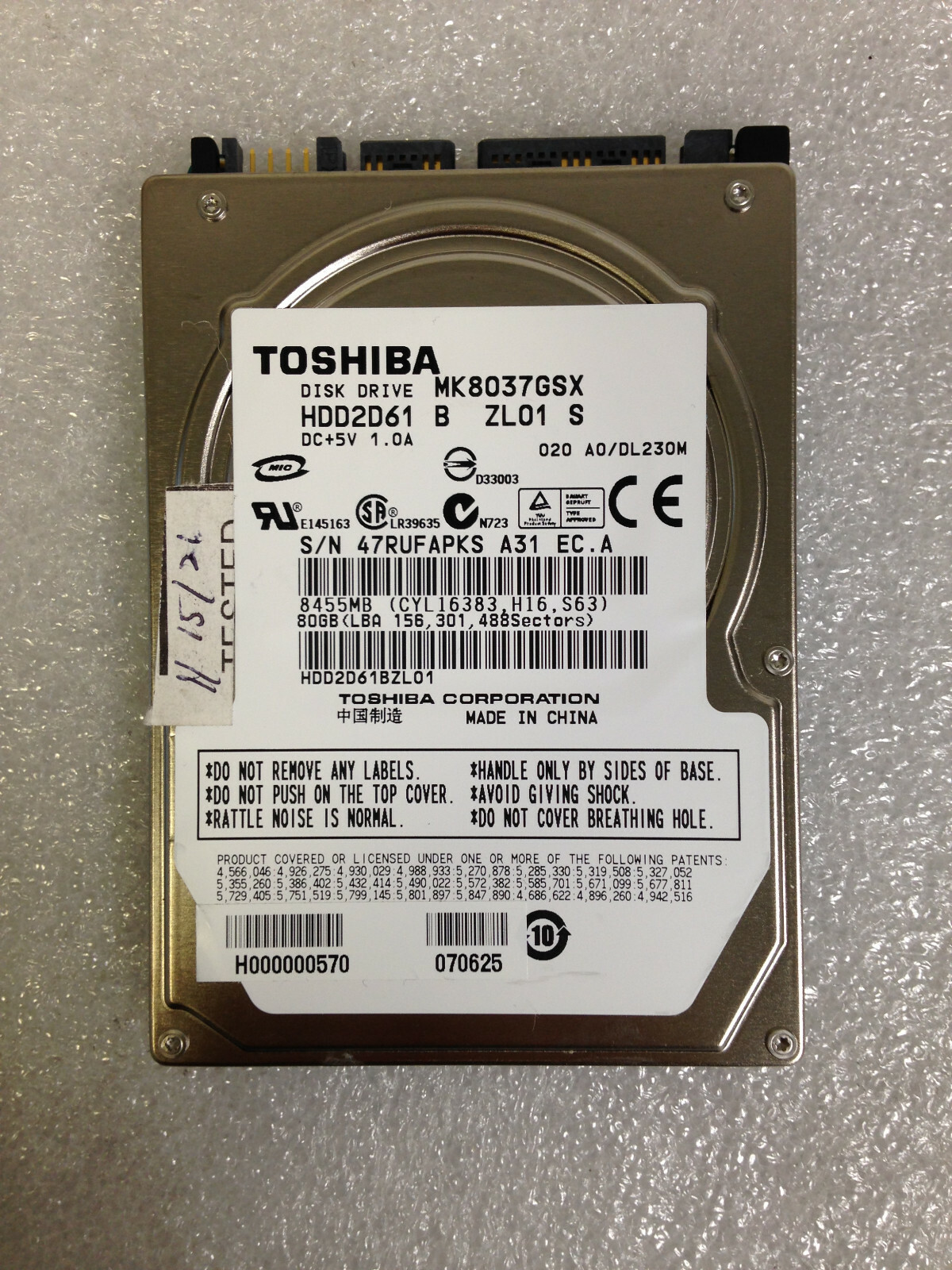 Toshiba 2TB SATA セット Amazon.com: Toshiba 2TB HDD 7.2K RPM 3.5