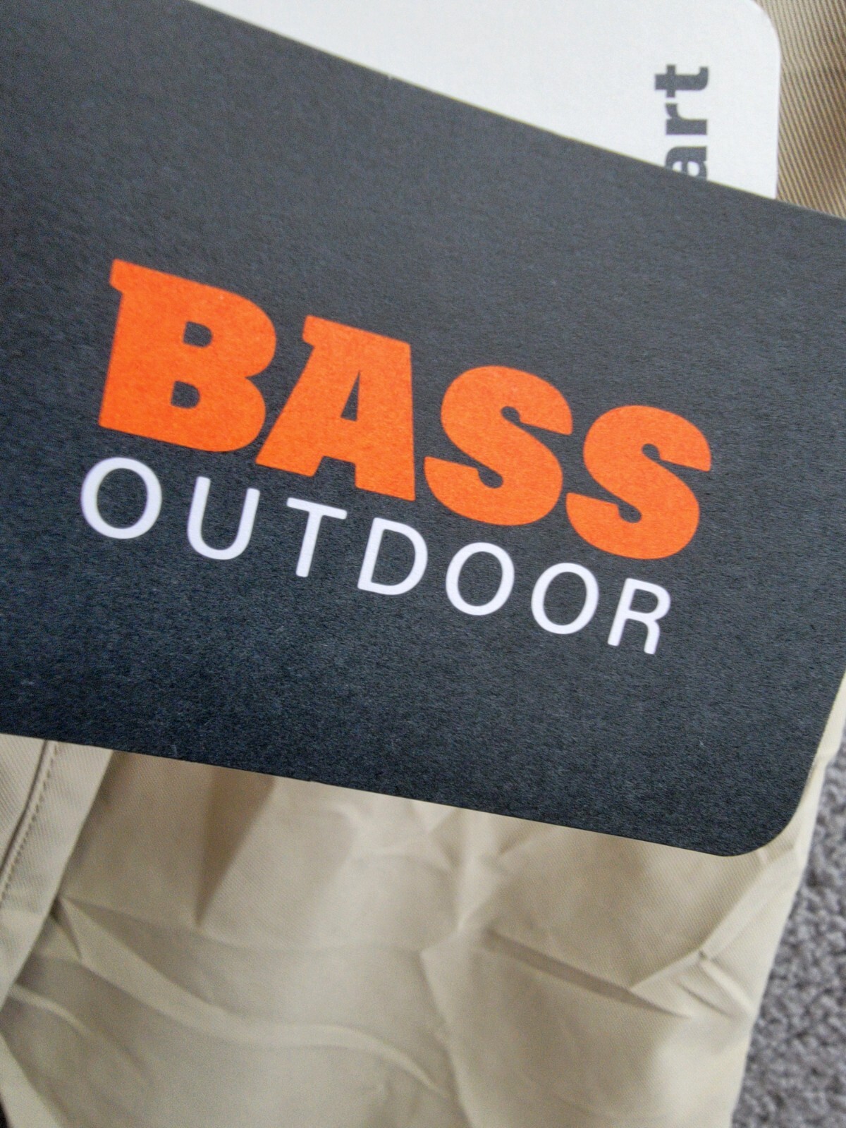 BASS OUTDOOR Straight-Fit Traveler Pants Men's 34 Trench Coat Button Zip Closure - Picture 17 of 18