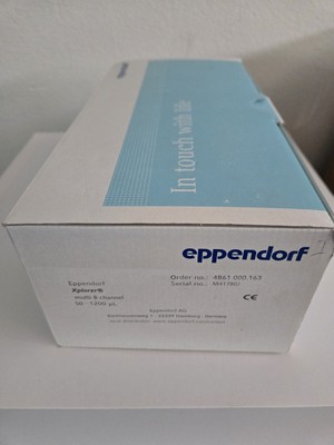 Eppendorf Xplorer 50-1200 ul 8-Channel pipette pipetor NIW