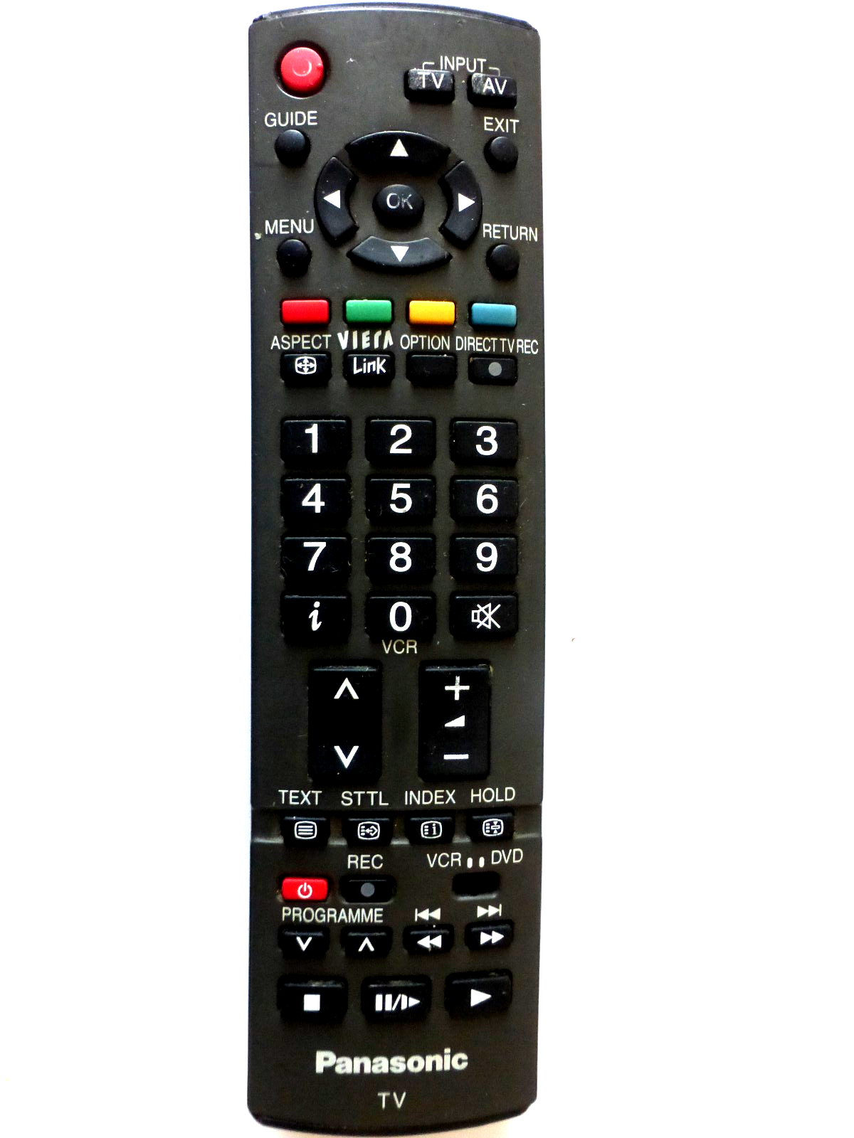 PANASONIC TV REMOTE EUR7651110 TH37PX7E TH42PA50E TH42PX60EH
