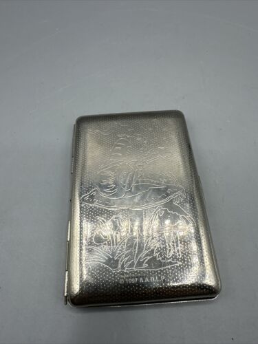 AADLP Cigarette Case Alice in Wonderland Engraved Hookah AADLP Cigarette Case Alice in Wonderland Engraved Hookah